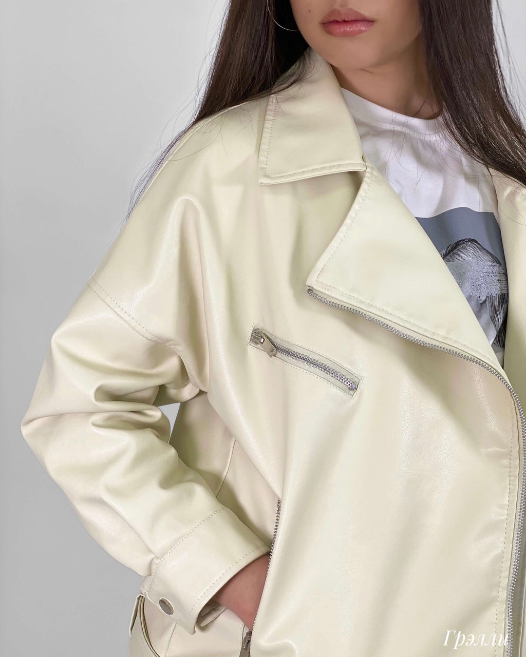 Куртка Грэлли (молочный) - Nadi bordo фото 5