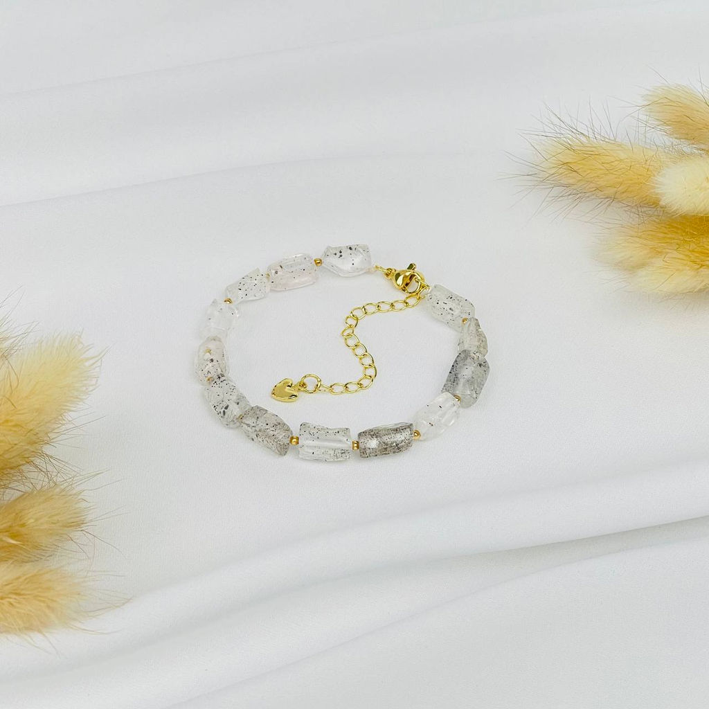 Браслет из Херкимерского кварца 17 см +