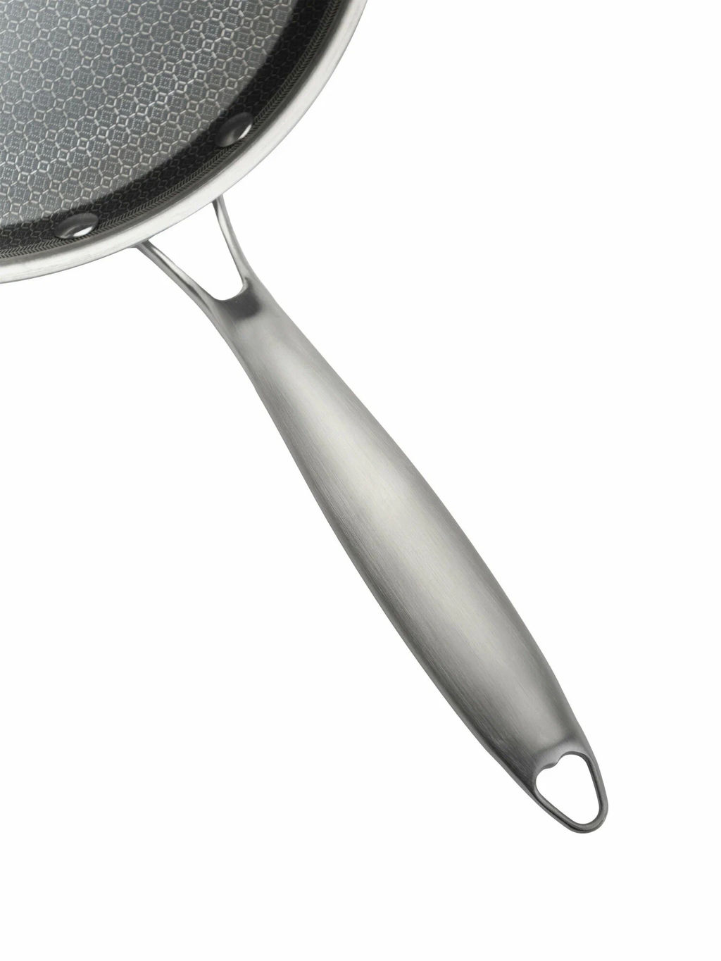 Сковорода блинная из нерж.стали без крышки 22х2см.с воронением и керамич.покрытием внутри.арт5550-22 - D.L.K. фото 2