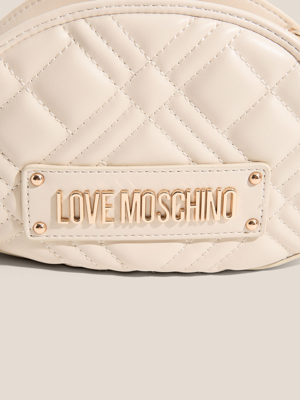 Женская сумка на плечо LOVE MOSCHINO QUILTED BAG Артикул 4561358, молочно-белый  фото 2