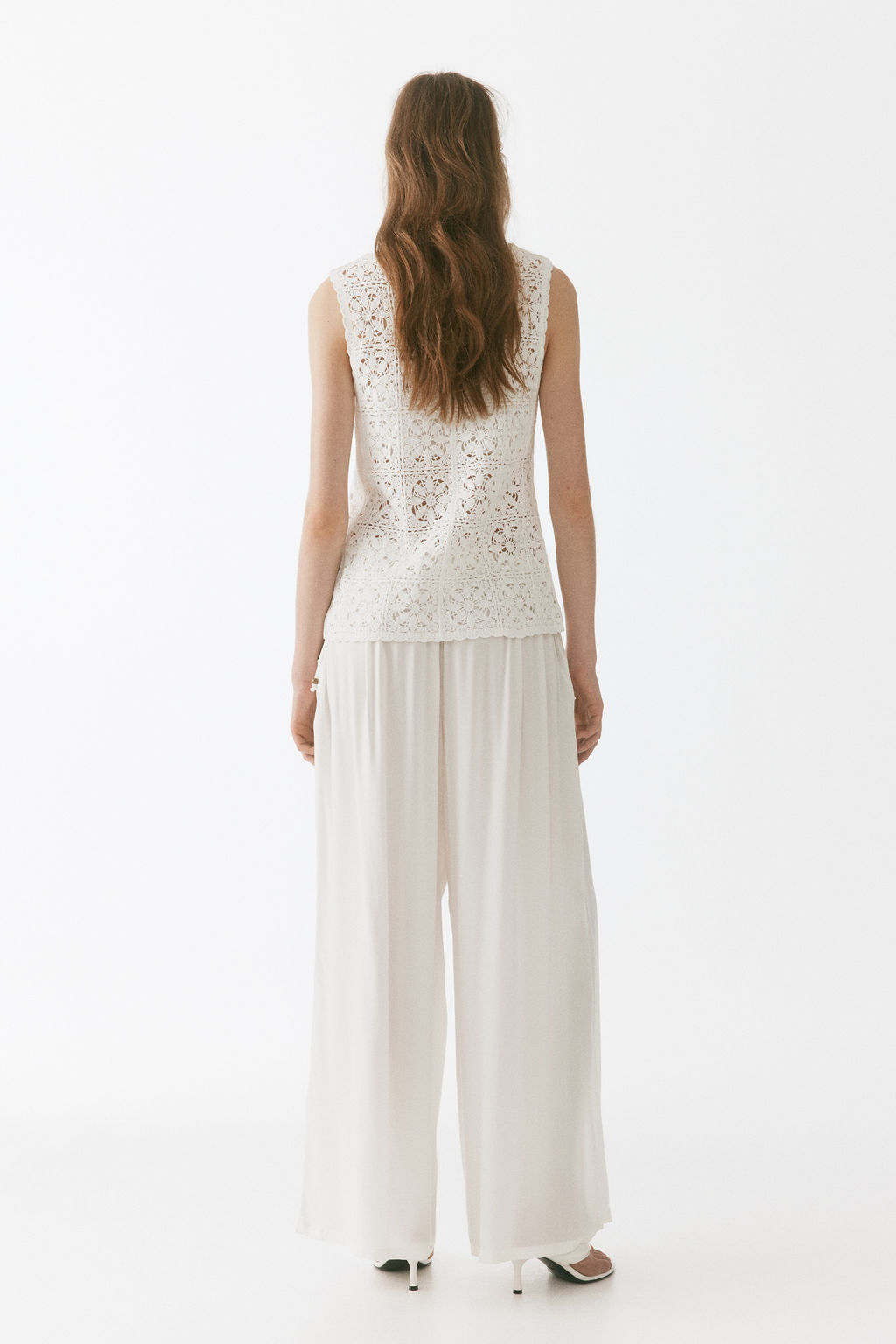 Pantal?n amplio con cord?n de ajuste - H&m фото 8