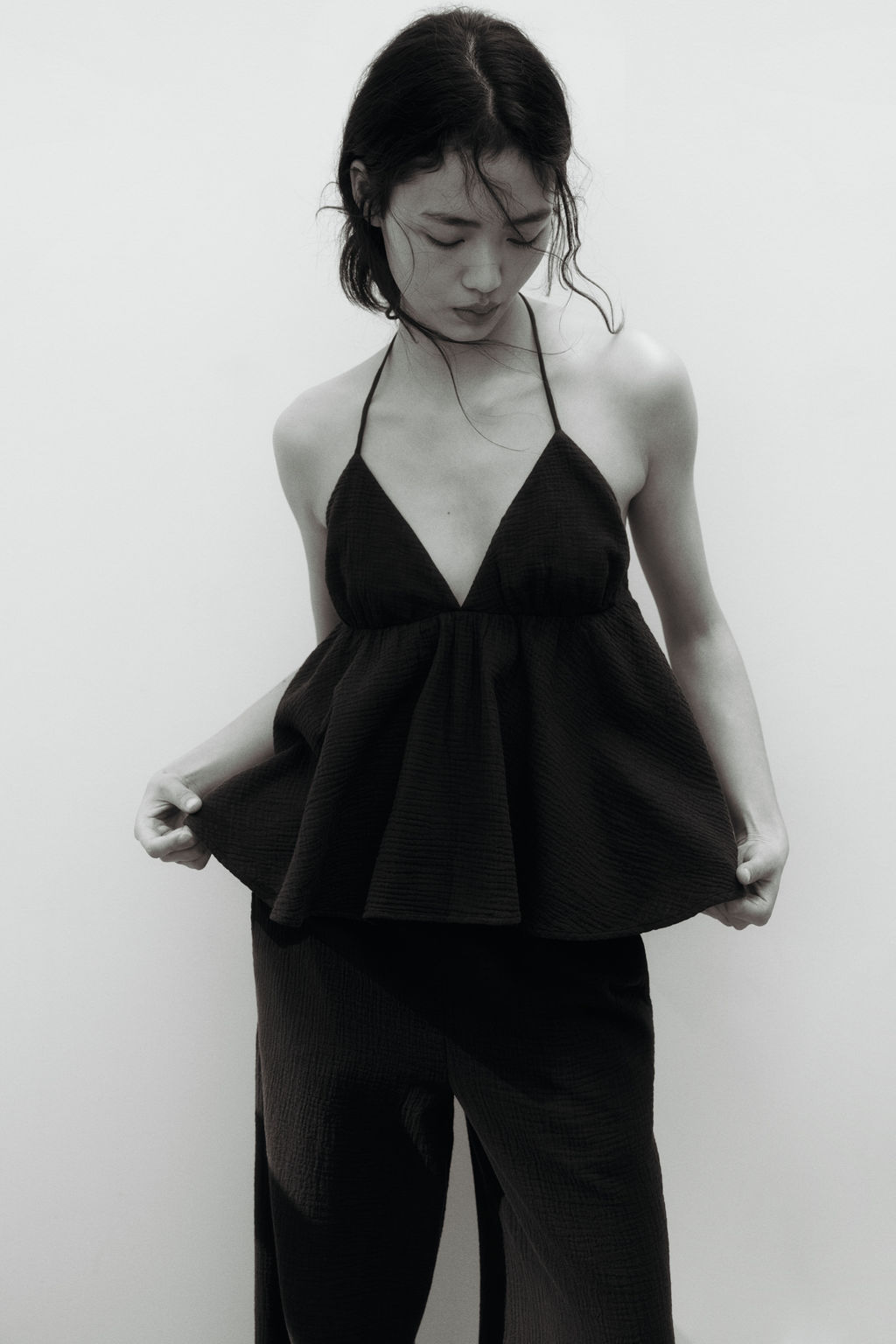Cotton halterneck top - H&m фото 9