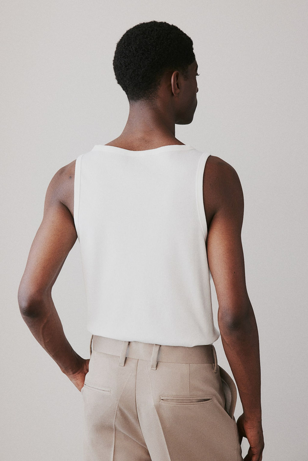 Pack de 2 camisetas sin mangas en canale Slim Fit - H&m фото 4