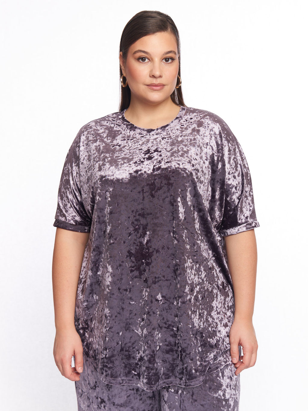 Вечерний бархатный костюм KO42911PUR64 - Артесса фото 8