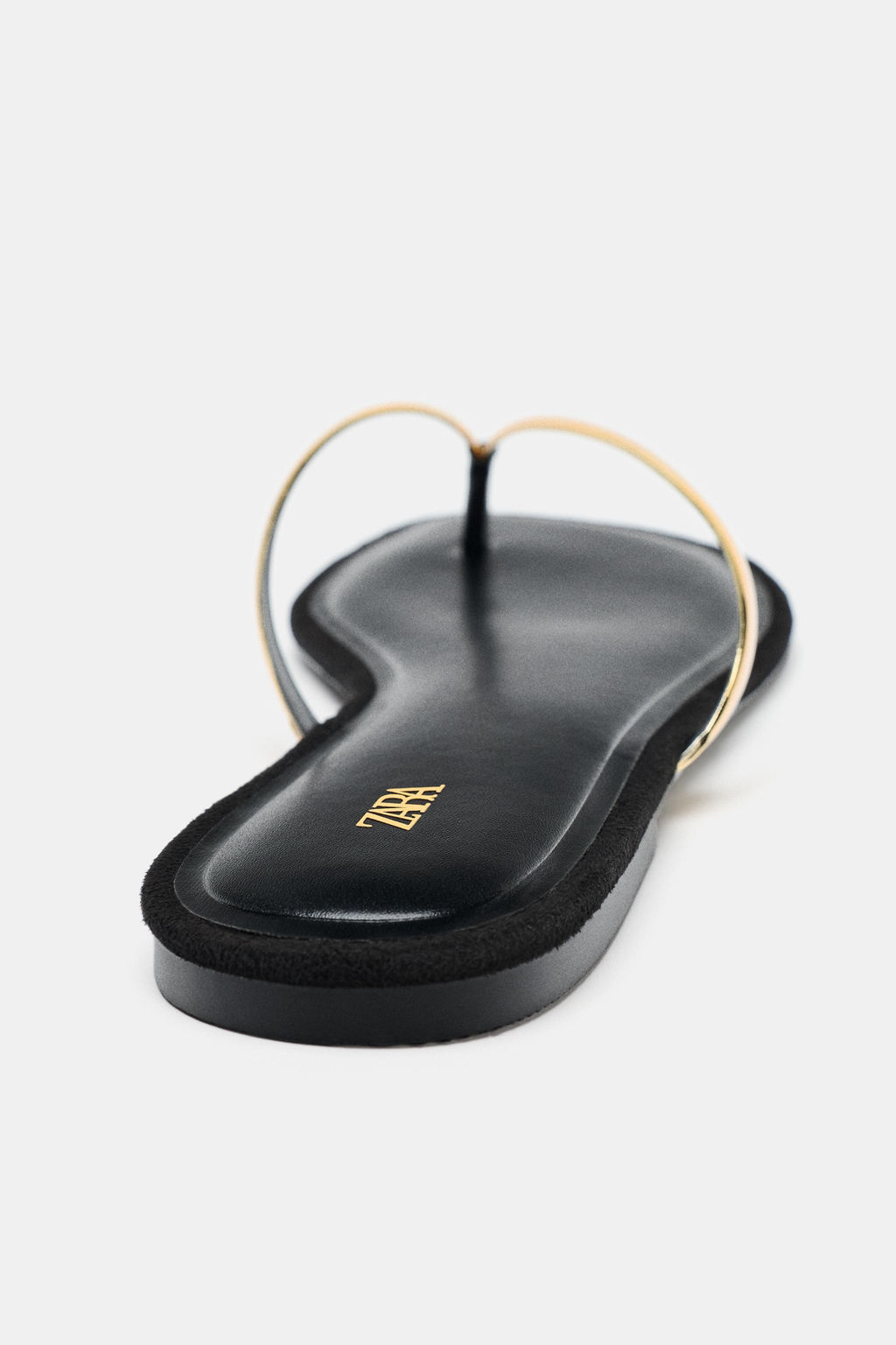 SANDALIA DETALLE MET?LICO / Negro - Zara фото 6