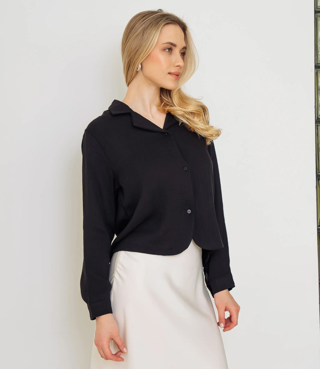 Рубашка #КТ9025 (3), чёрный - Dommod фото 2