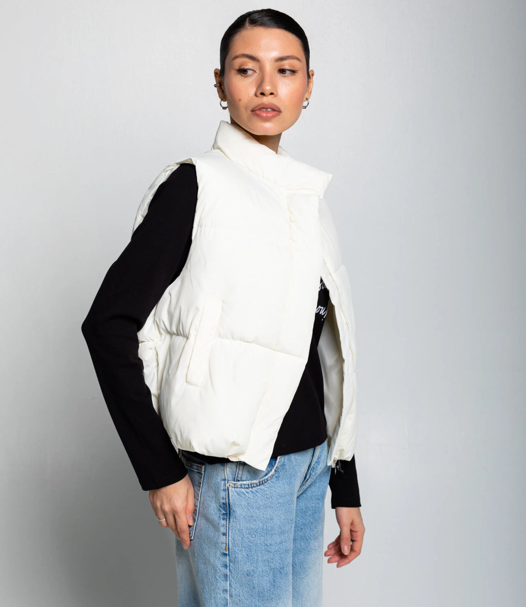 Жилет #КТ823 (3), молочный - Dommod фото 2