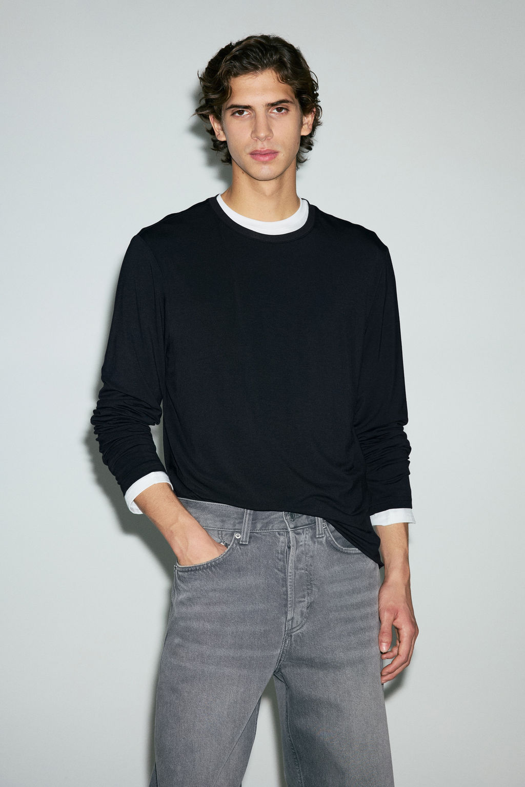 Camiseta de manga larga Warming Regular Fit - H&m фото 3