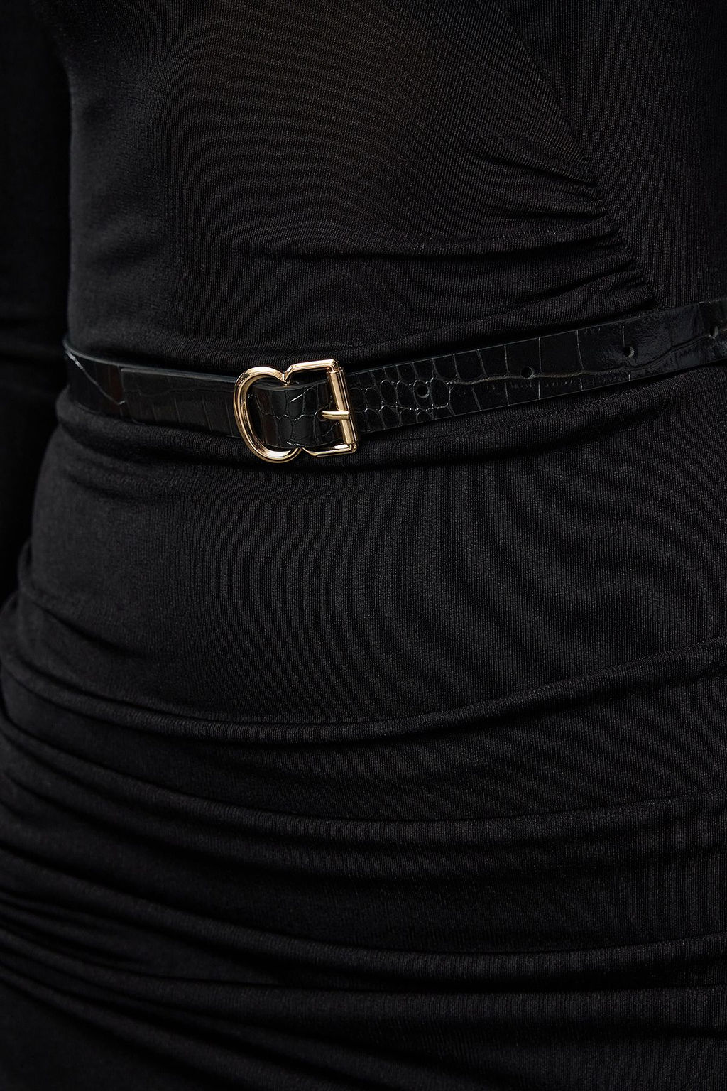 Trendyolmilla Siyah- Siyah Tokal? 2li Paket Deri Gorunumlu TWOAW25KE00003  фото 5