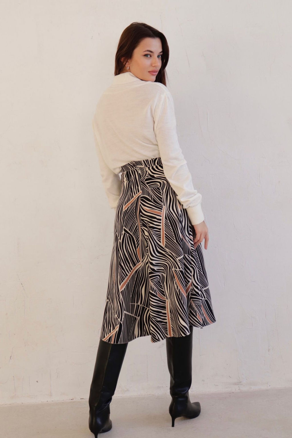 Юбка А-силуэта с принтом - Martichelli фото 49