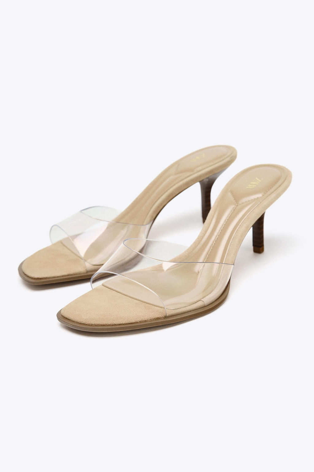 VINYL HEELED SANDALS - Zara фото 8