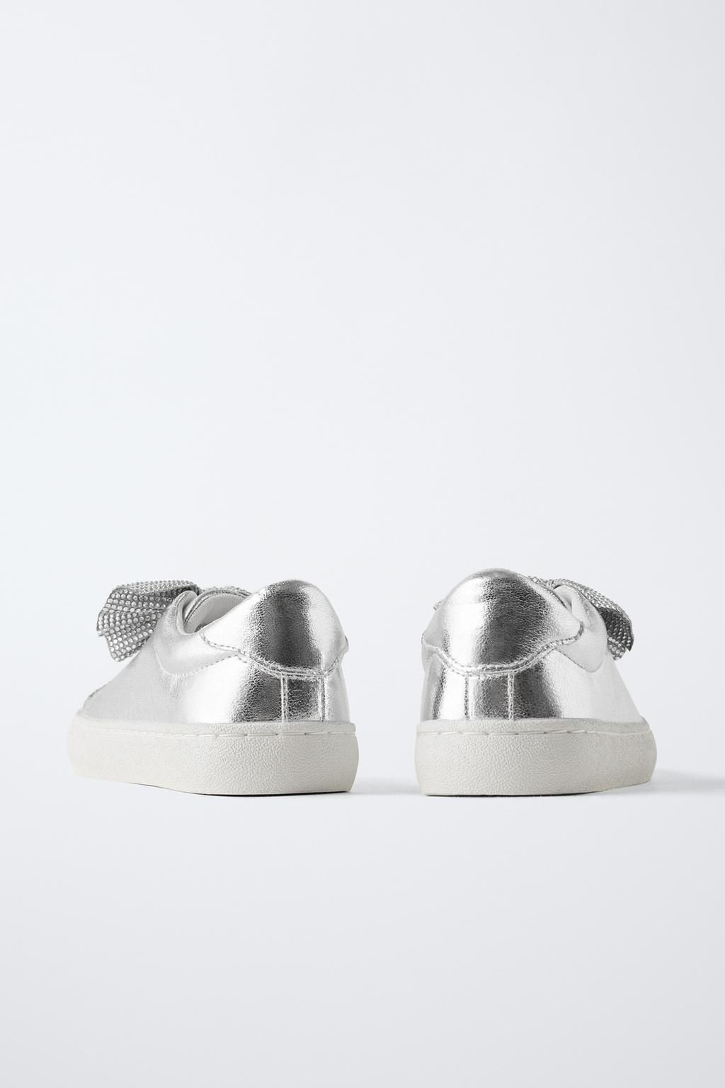 GLITTERY BOW SNEAKERS - Zara фото 4