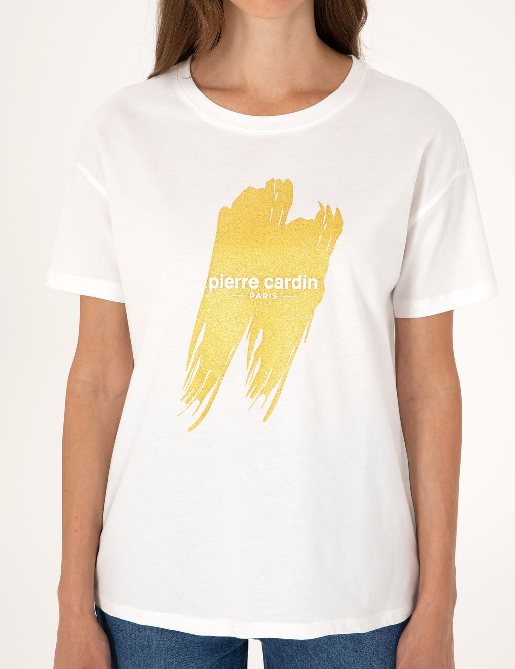 Beyaz Regular Fit Ti__rt