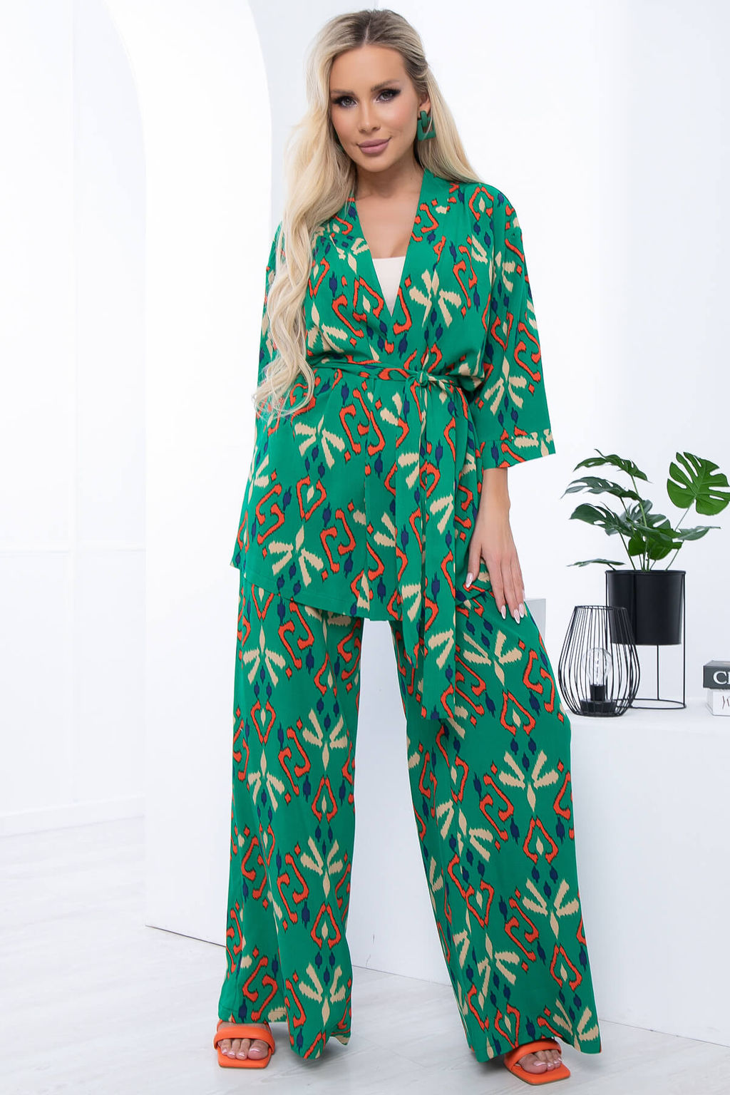 Костюм Зарина (яркая зелень) К6750