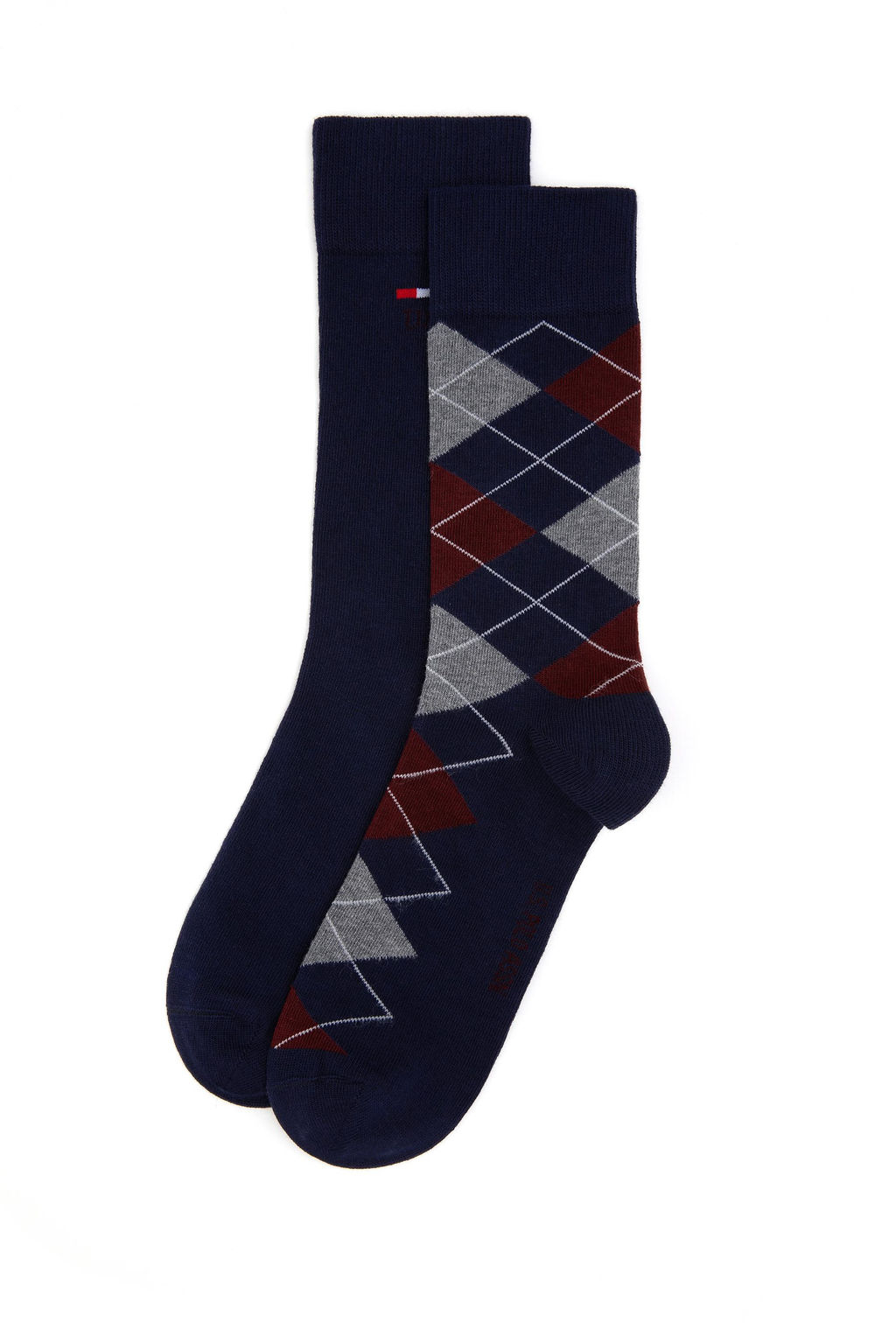 Мужские носки бордового цвета Неожиданная скидка в корзине