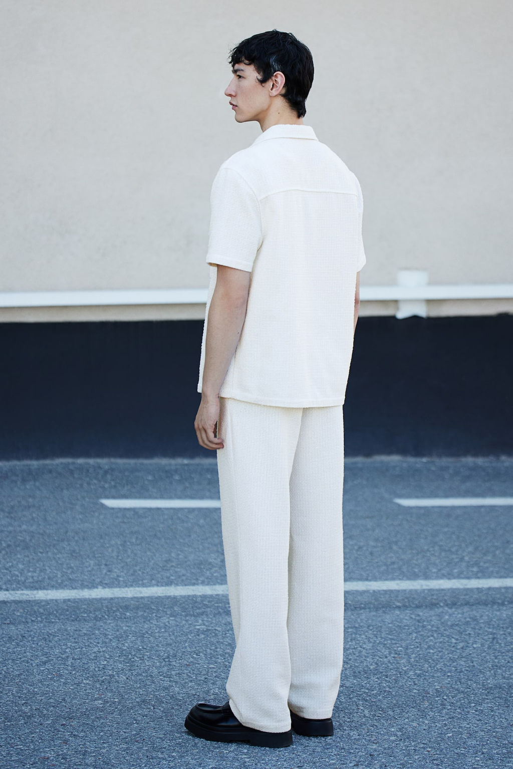 Pantalon texturizado Relaxed Fit - H&m фото 3