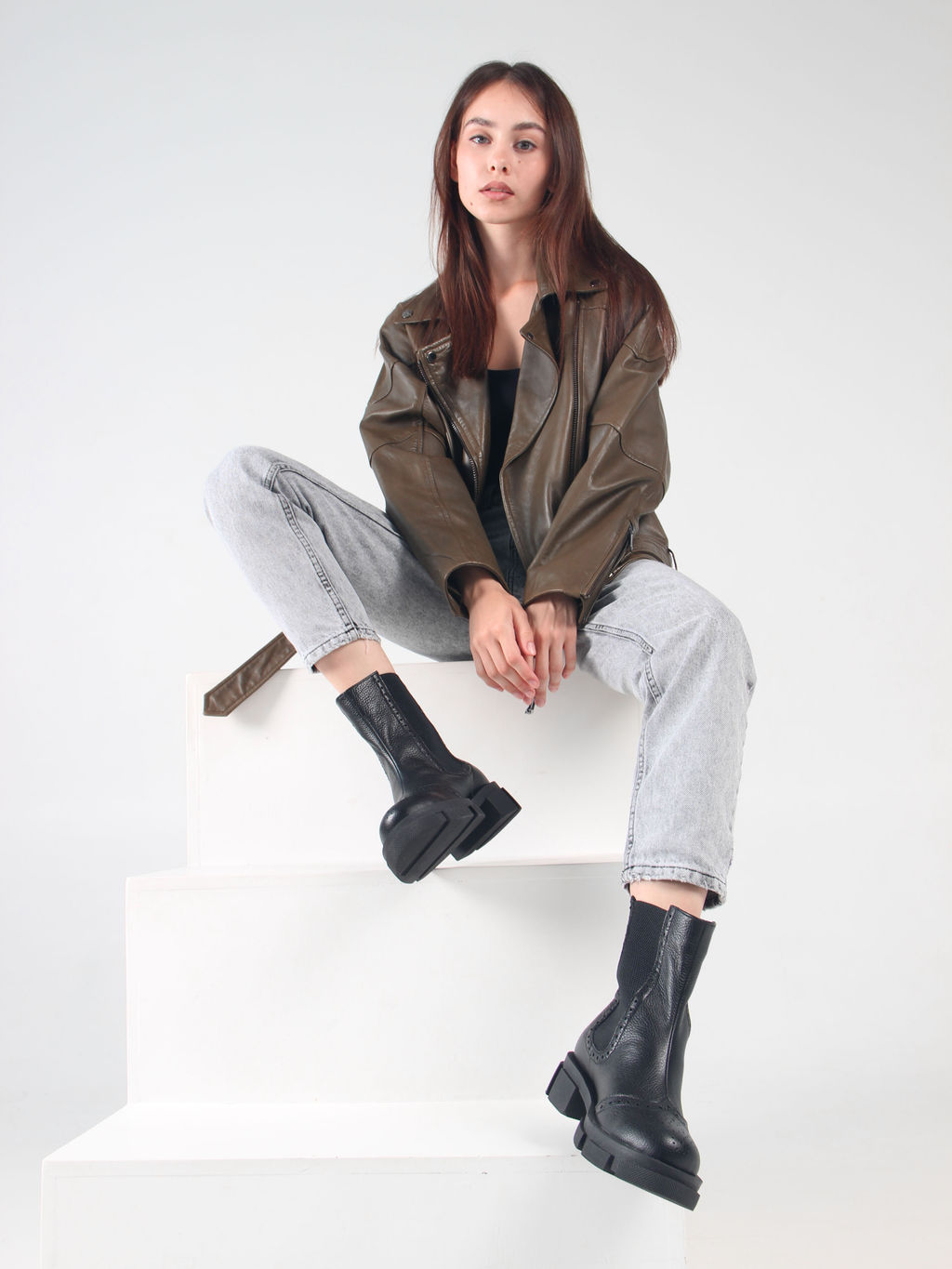 Челси 360.P.21074bl. Черный макс/Байка