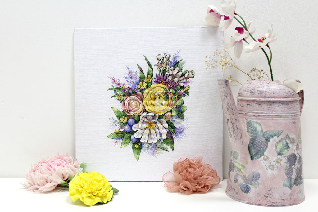 Набор для вышивания М.П.Студия А-039 Весенняя мелодия СК/Распродажа 25 х 20 см