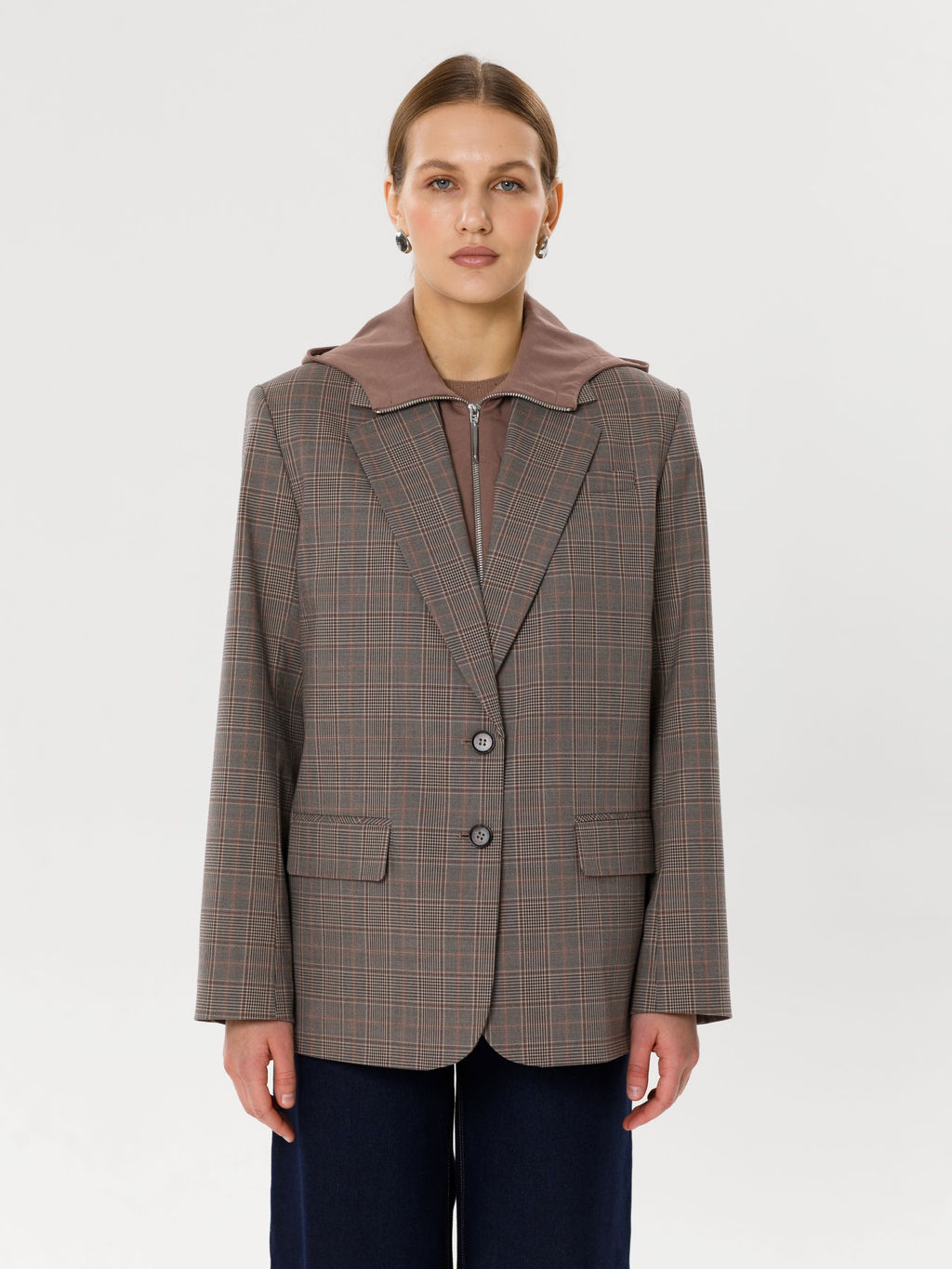 Жакет с капюшоном