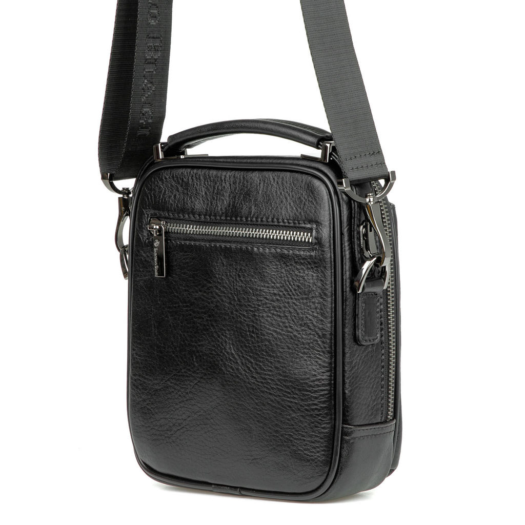 Мужская кожаная сумка планшет - Barcelo biagi фото 3