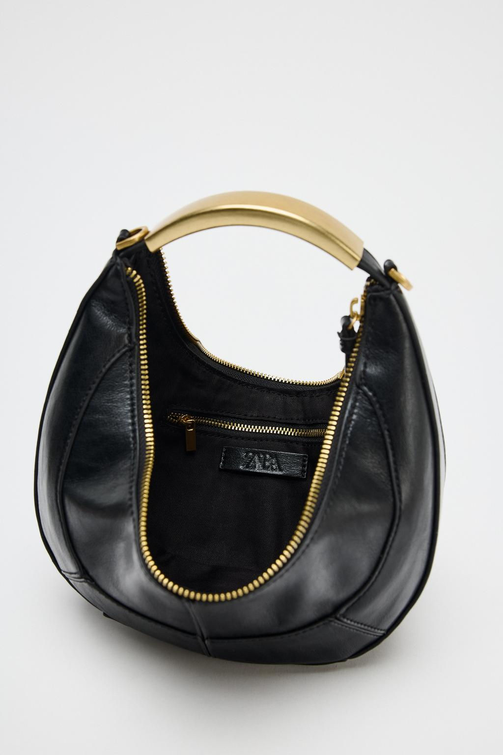 OVAL BAG WITH METAL STRAP - Zara фото 13