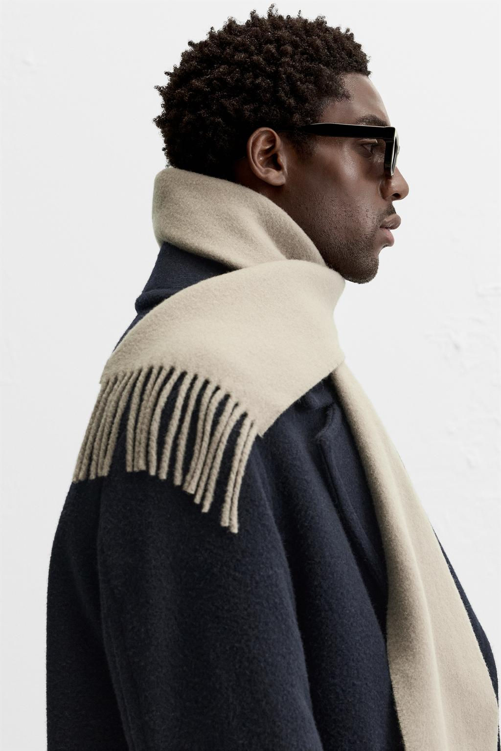 TEXTURED WOOL BLEND COAT - Zara фото 7