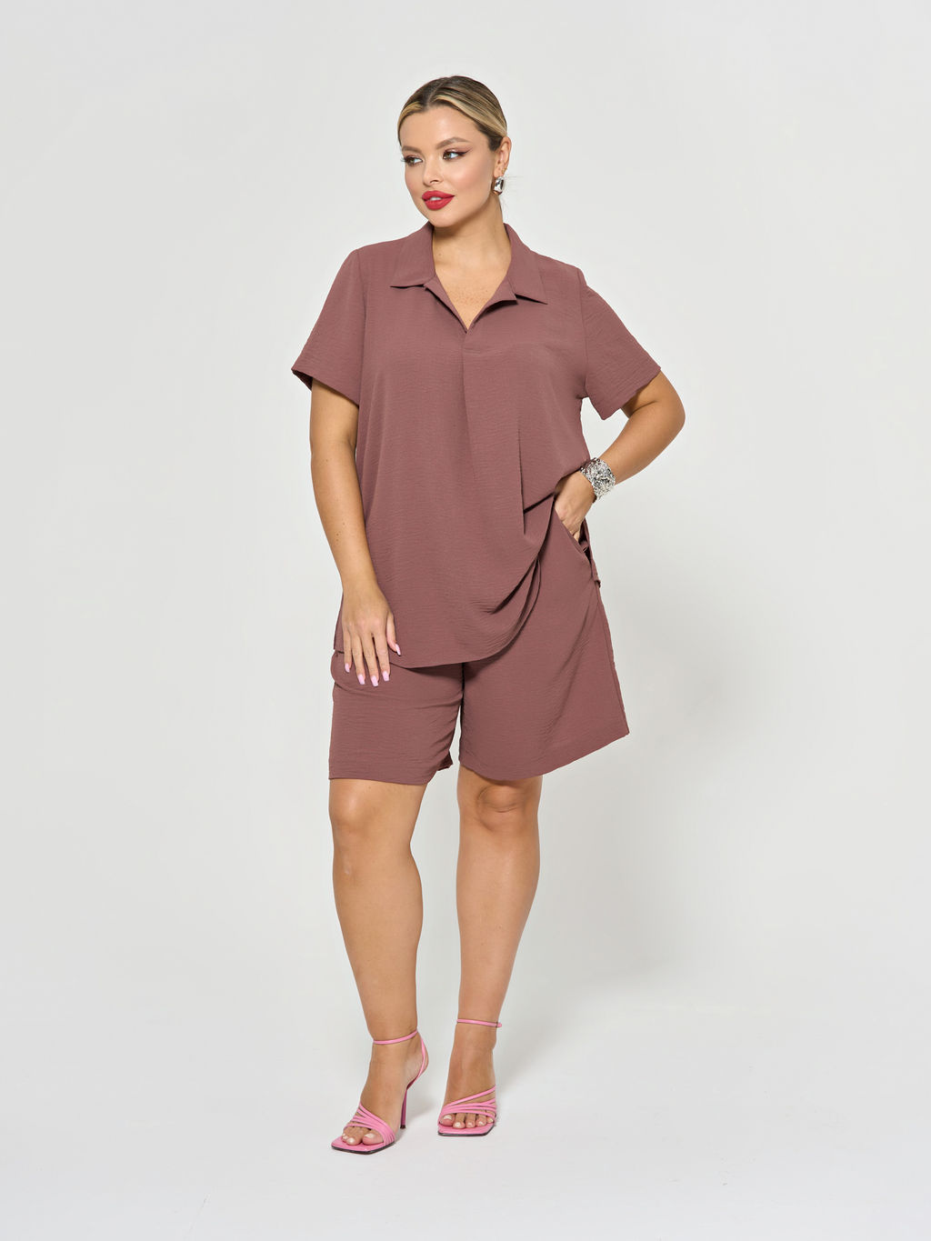 Костюм 0001-9п кофейный