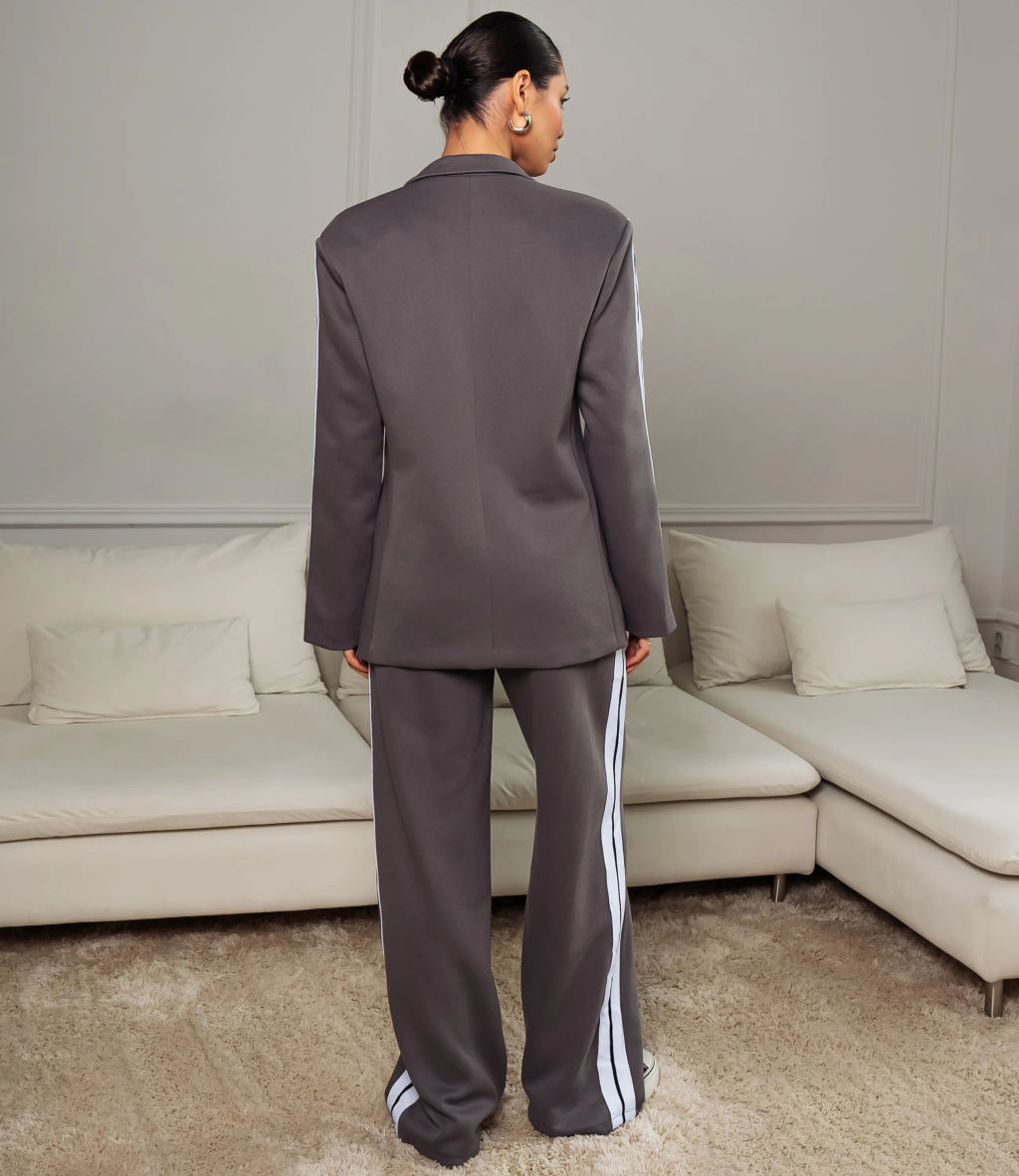 Костюм #ОКТ205001, серый - Dommod фото 2