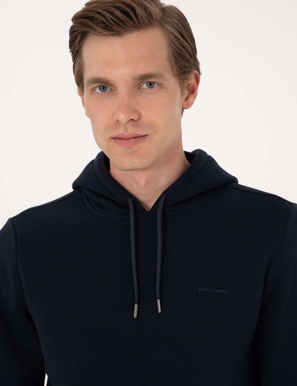 Lacivert 2 _plik Regular Fit __i Polarl_ Kap__onlu Basic Sweatshirt - Pierre cardin фото 2