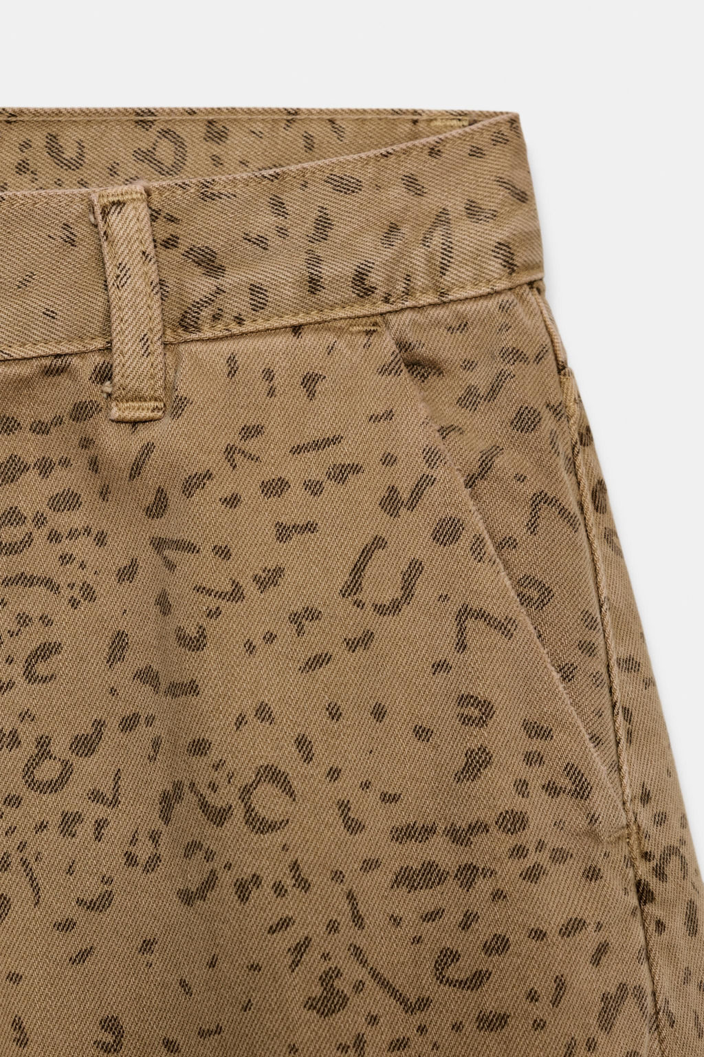 TRF ANIMAL PRINT BAGGY BALLOON JEANS - Zara фото 9