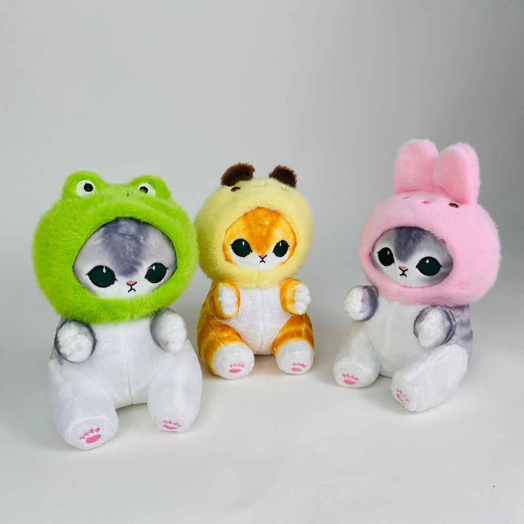 Мягкая игрушка Котик в шапочке животного 24 см - Storyland фото 3