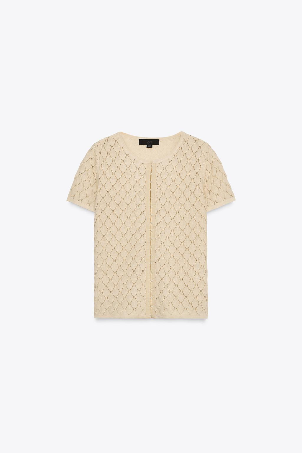 TEXTURED KNIT TOP - Zara фото 5
