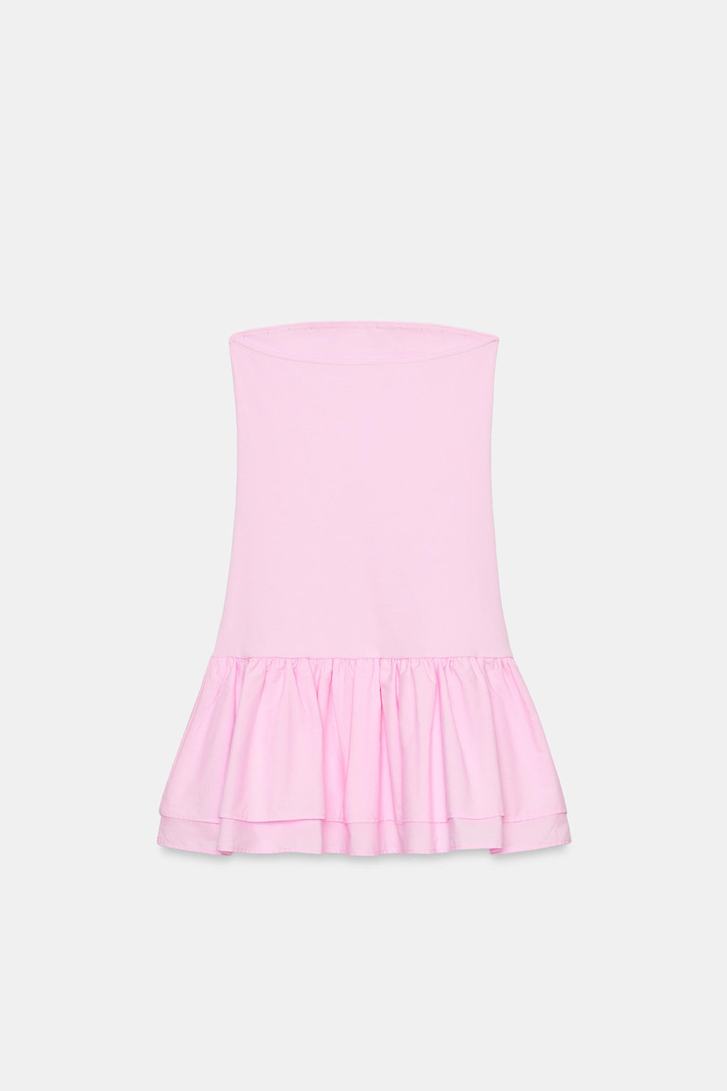 VESTIDO MINI VOLANTES / Rosa pastel - Zara фото 6