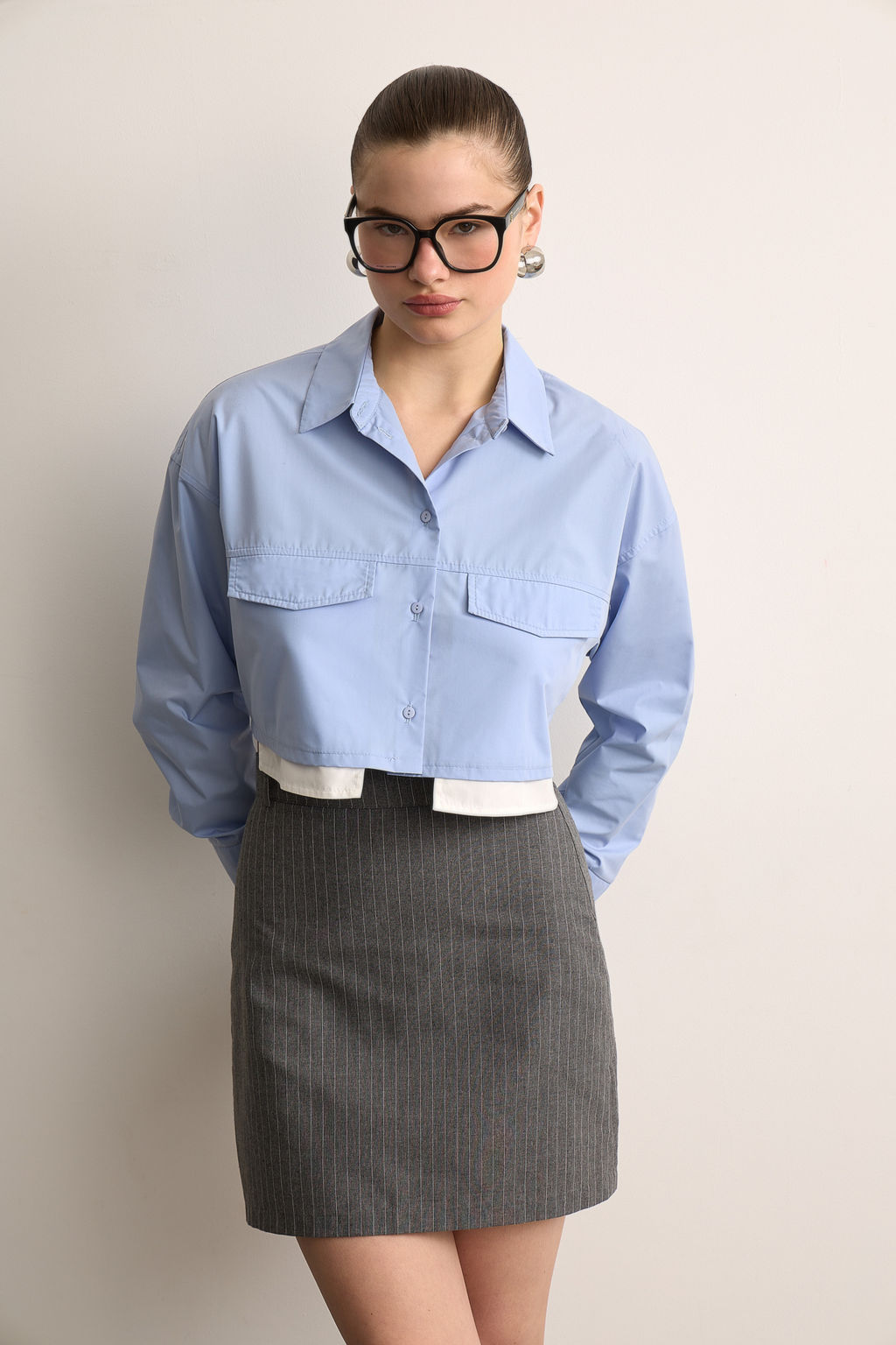 Рубашка с декоративными карманами - Mollis фото 3