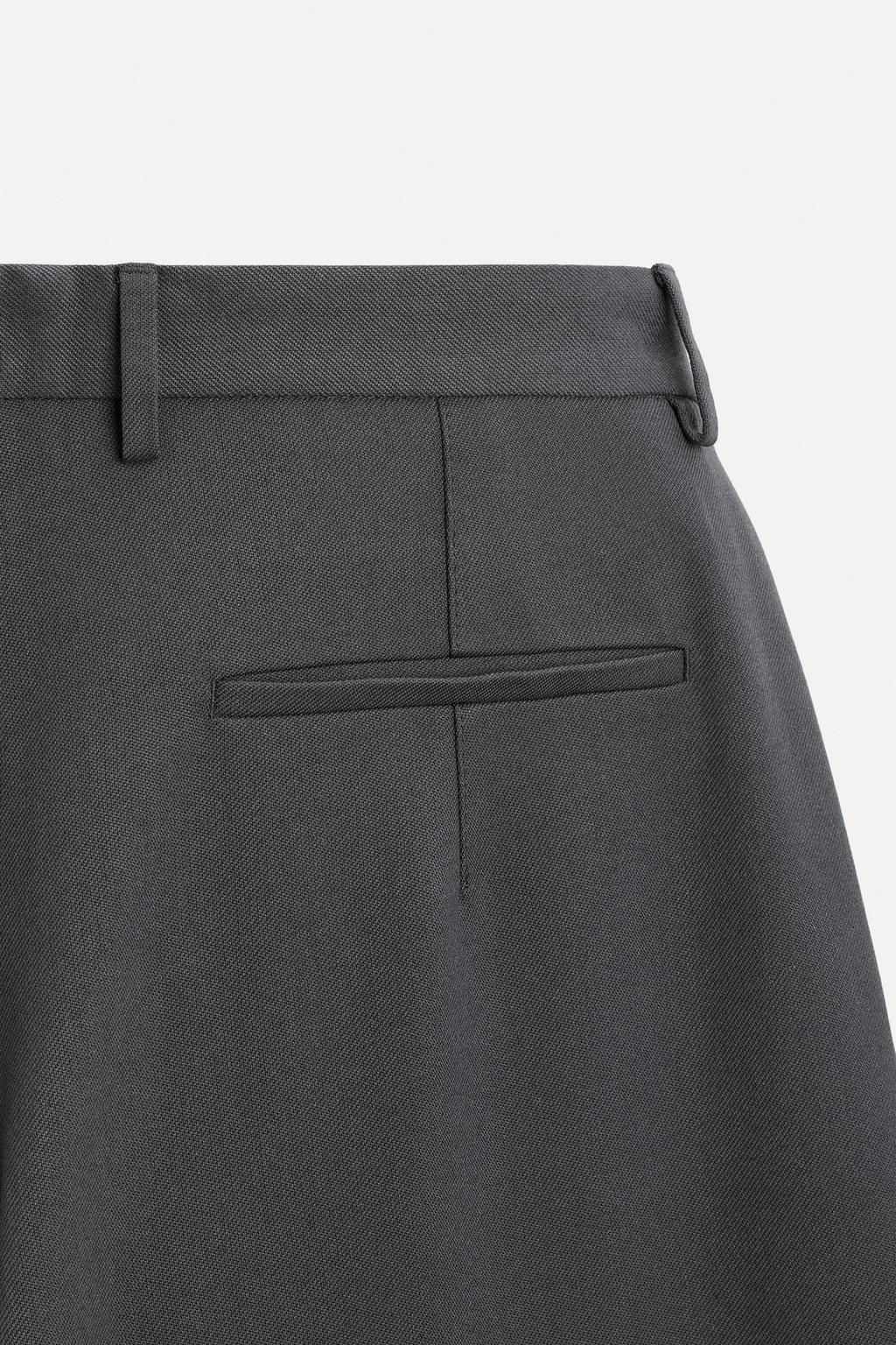 WIDE-FIT PLEATED TROUSERS - Zara фото 19