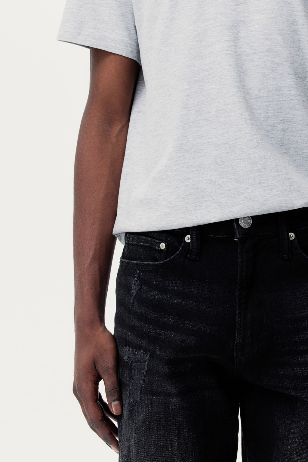 Vaquero corto Slim - H&m фото 4