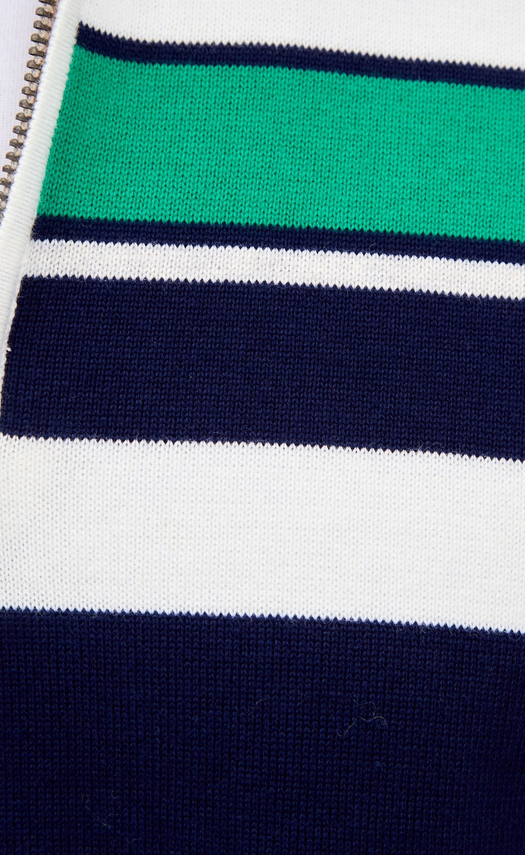 Джемпер мужской с воротом на молнии F221-15-1747 сине-зелёный