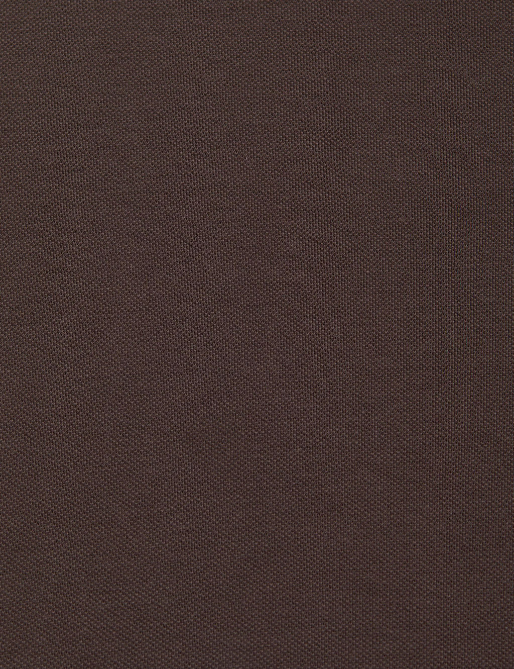 Koyu Kahverengi Slim Fit %100 Pamuk D__meli Polo Yaka Basic Ti__rt