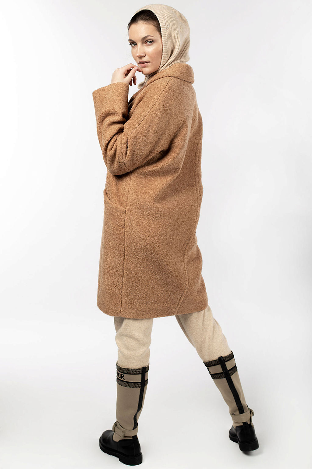 01-10386 Пальто женское демисезонное - El podio фото 5