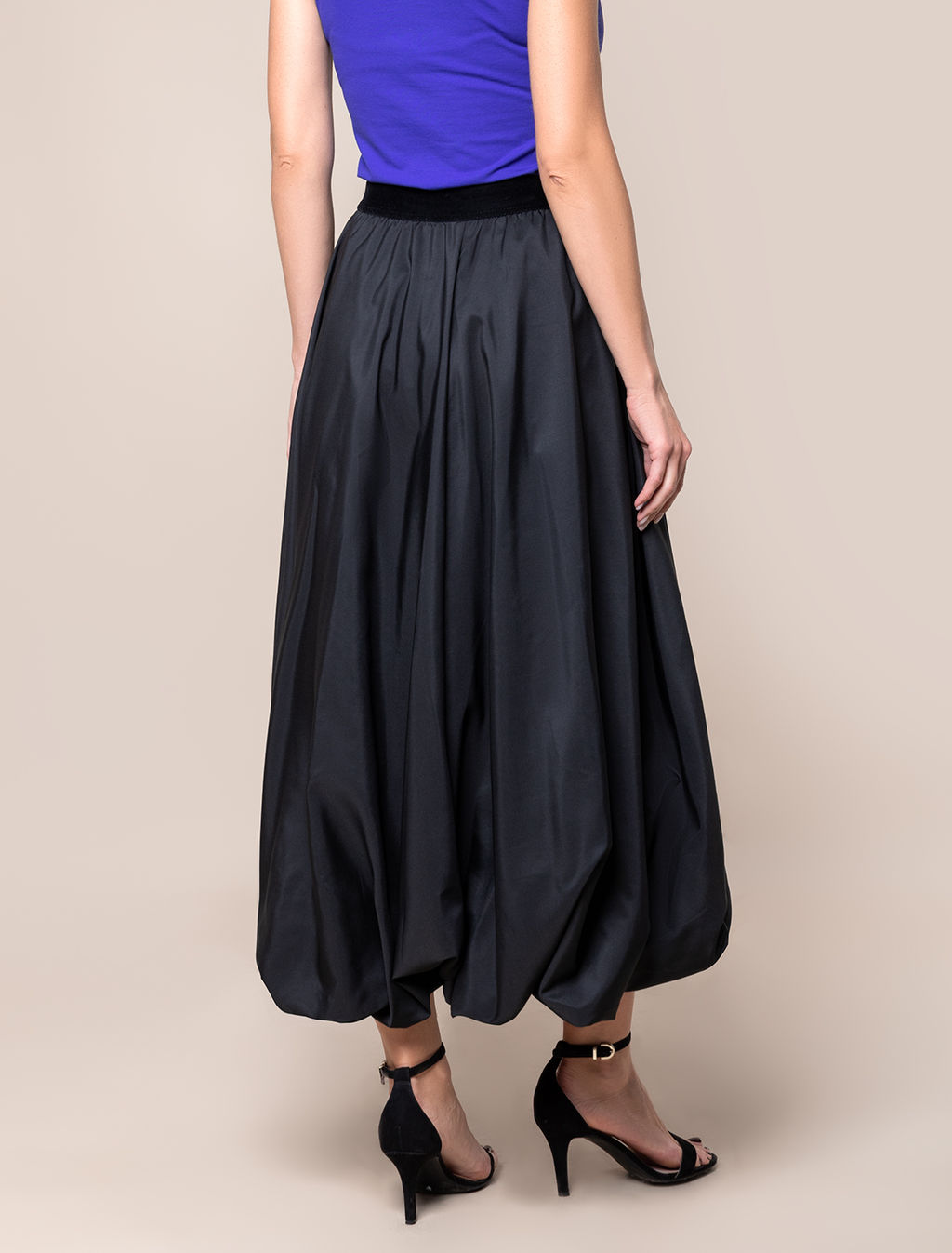 VILATTE / Трендовая юбка-баллон тафты репсового плетения  фото 4