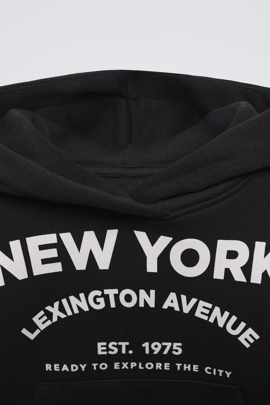 SLOGAN PRINT HOODIE - Zara фото 7