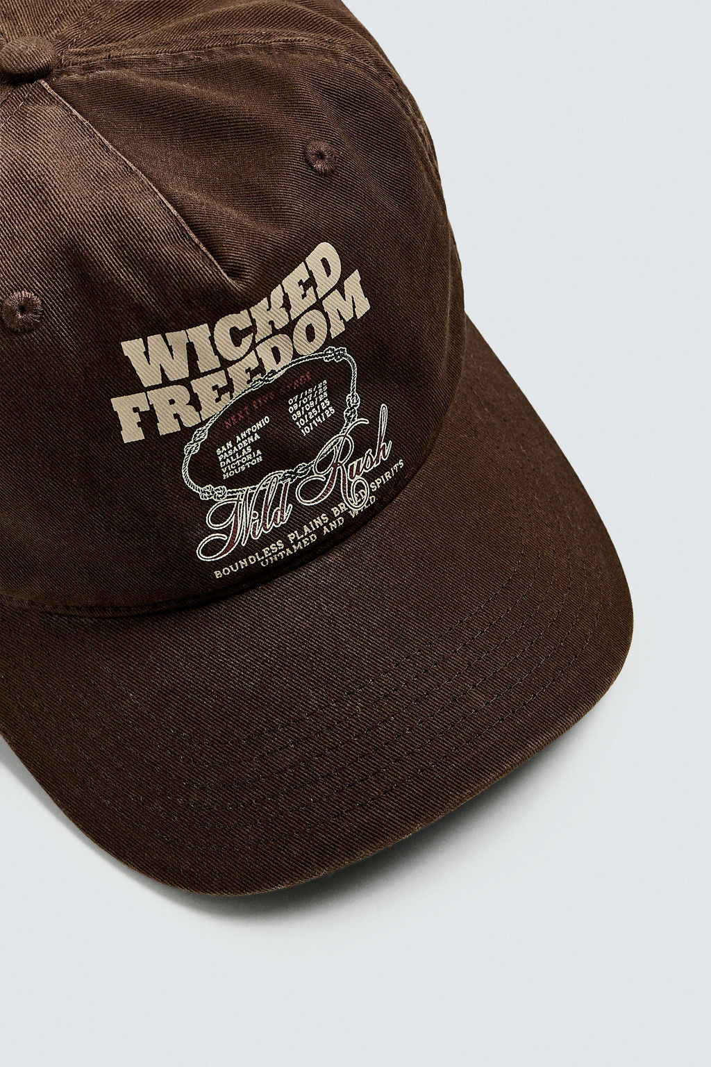 WASHED PRINT CAP - Zara фото 6