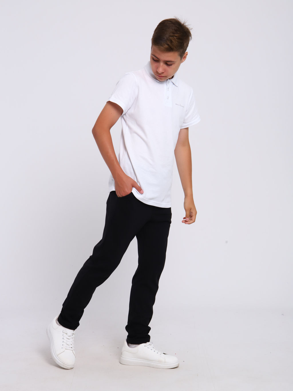 Рубашка-поло Михаил белый Ладошки  фото 3