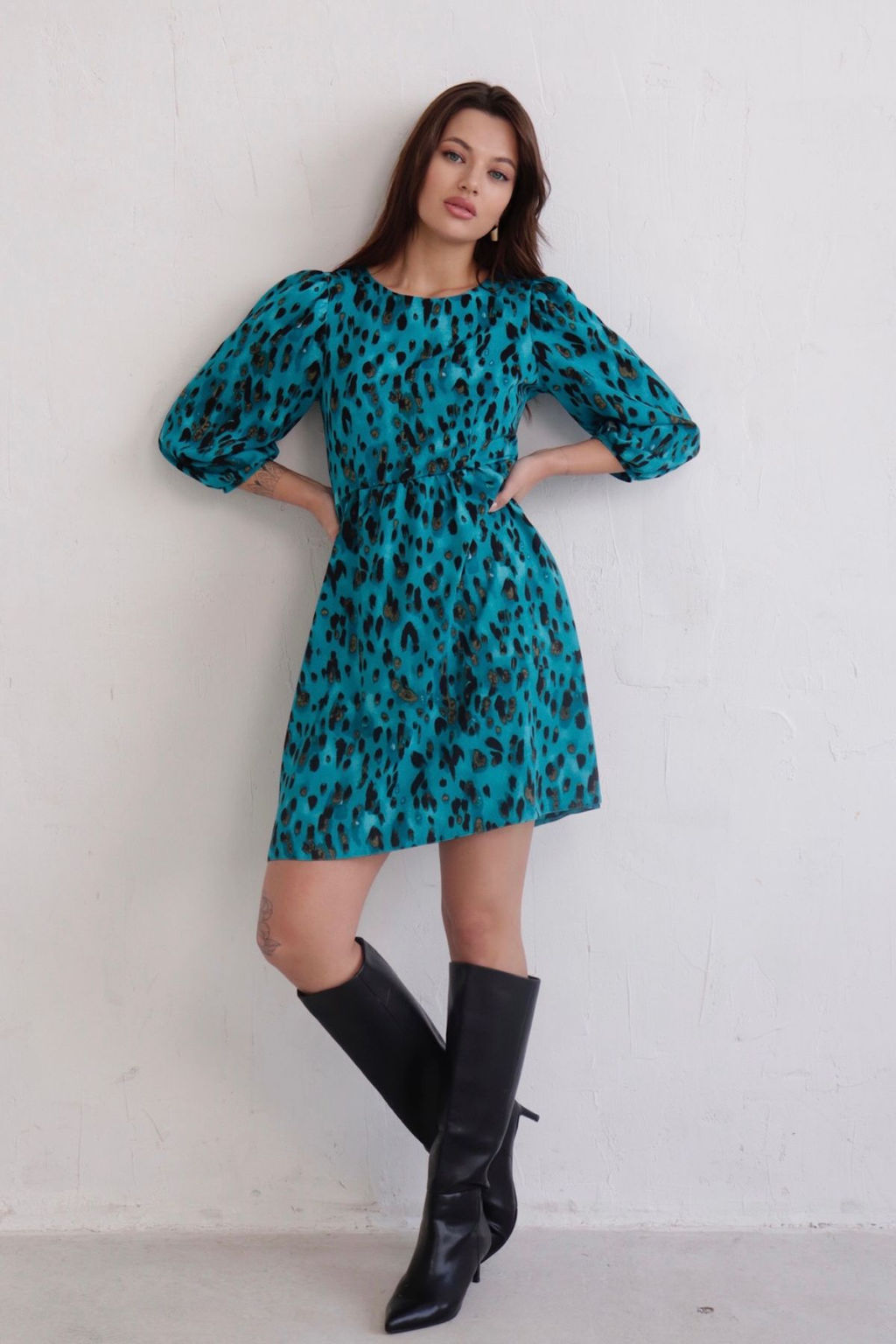 Платье с присборенной юбкой - Martichelli фото 60