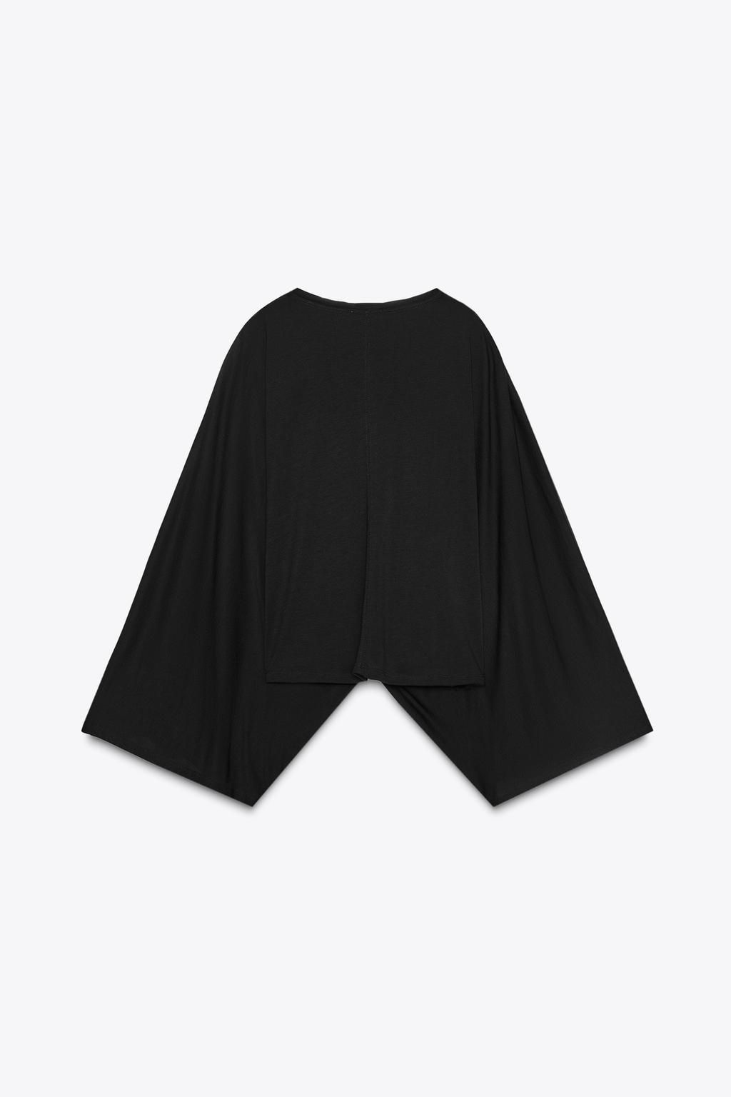 ASYMMETRIC FLOWING CAPE - Zara фото 12