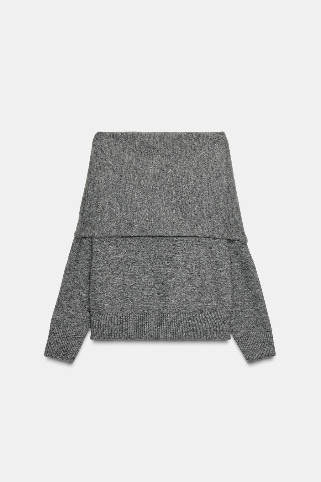OFF-THE-SHOULDER KNIT SWEATER - Zara фото 2