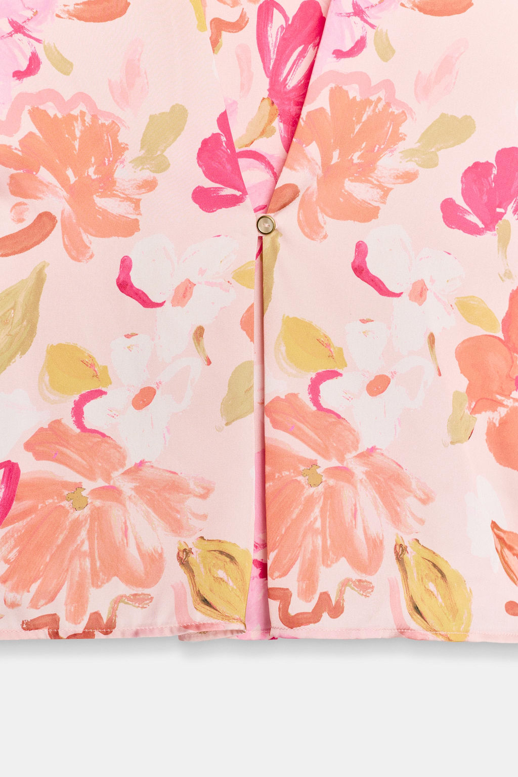 CAMISA SATINADA ESTAMPADO FLORAL / Multicolor - Zara фото 10