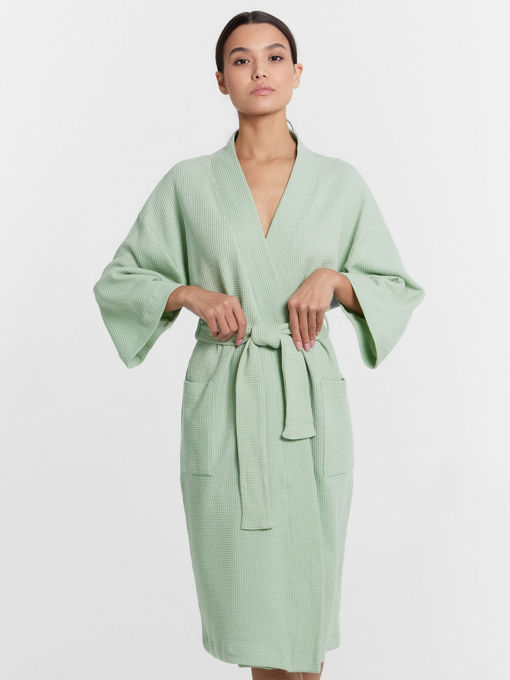 Халат женский зеленый морозная зелень 552272 - Mark formelle фото 2