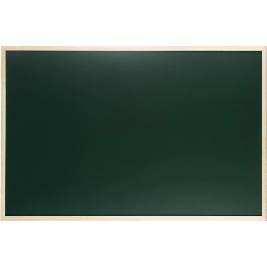 Доска магнитно-мелов. зеленая Attache 60х90см, деревянная П-образная рама