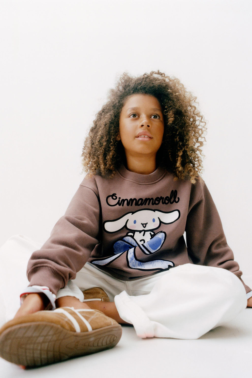 CINNAMOROLL  SANRIO FLOCK PRINT SWEATSHIRT - Zara фото 5